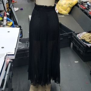 Sexy sheer polkadot skirt